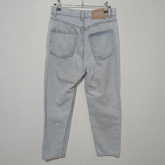 Pull & Bear high rise button fly straight leg jeans size 4 - Picture 7 of 16